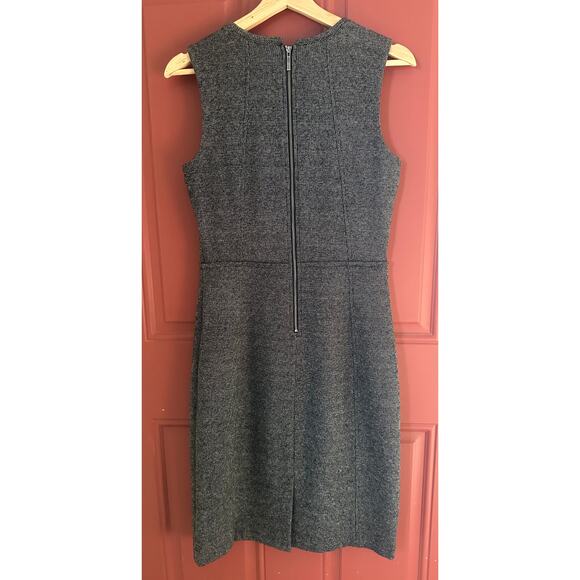 Loft Ann Taylor Gray Sleeveless Sheath Dres - Picture 5 of 7
